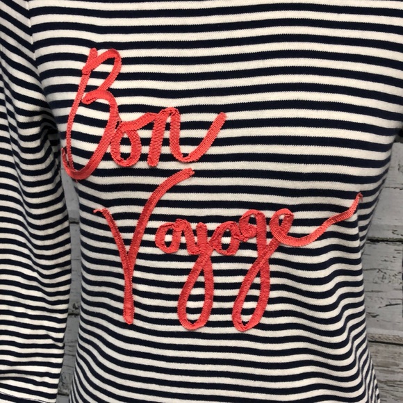 NEW Charter Club “Bon Voyage” Long Sleeve Stripe Shirt - Picture 3 of 5